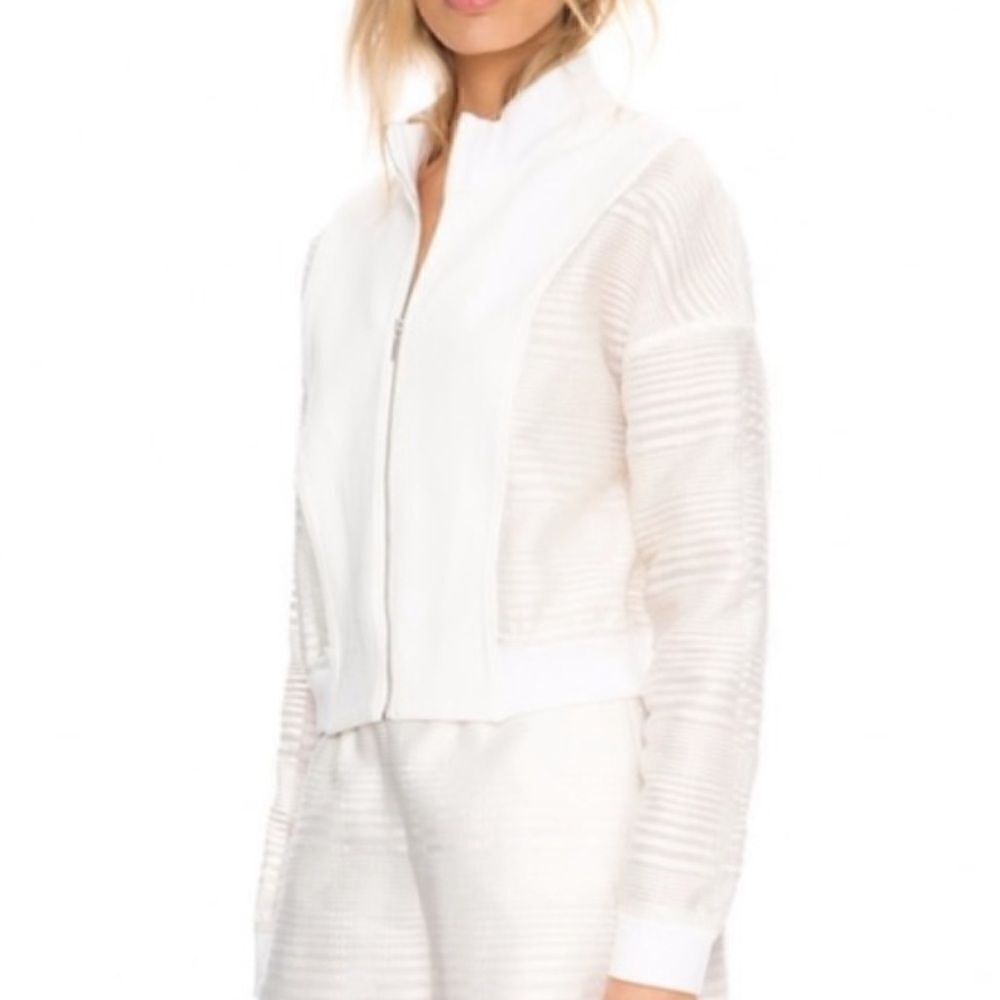 Finders Keepers Ivory Worth It Lightweight Bomber Jacket.Size S